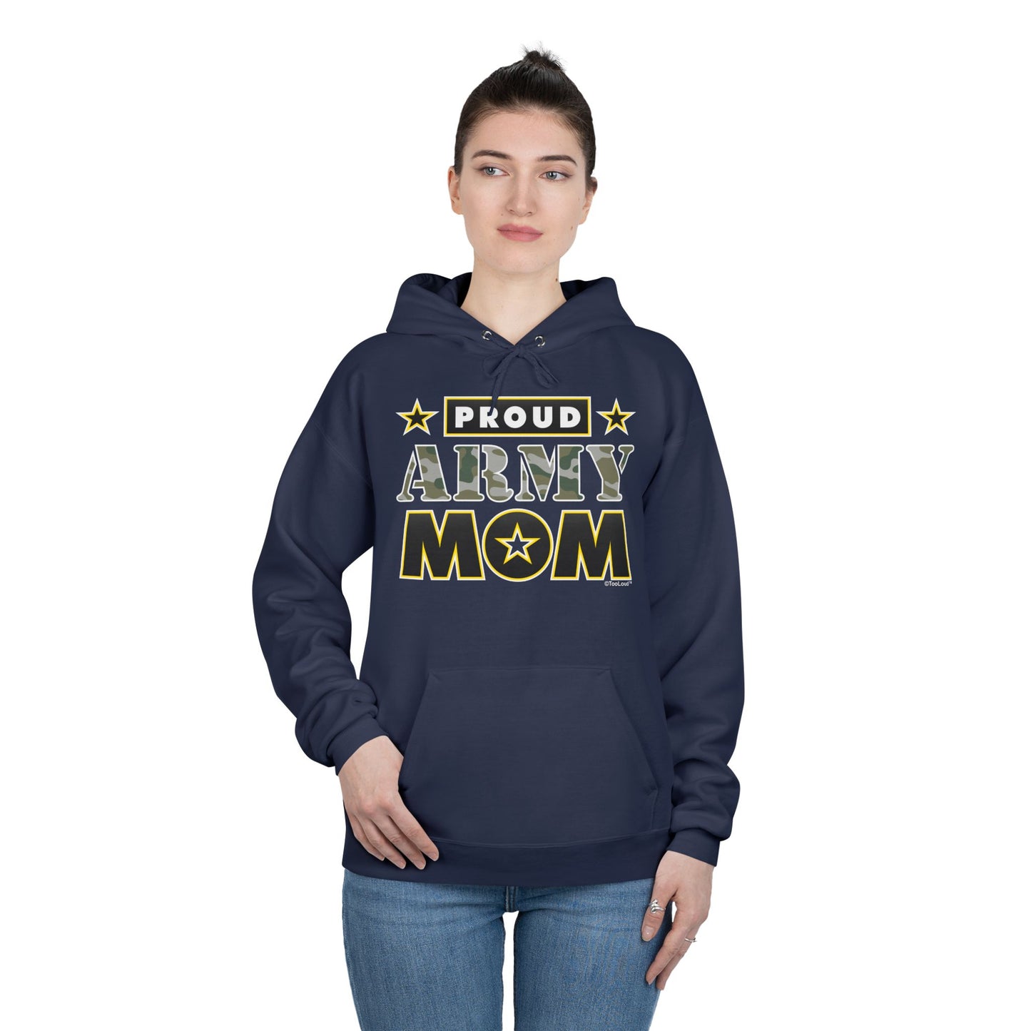 Proud Army Mom Dark Sweatshirt Hoodie by TOOLOUD™