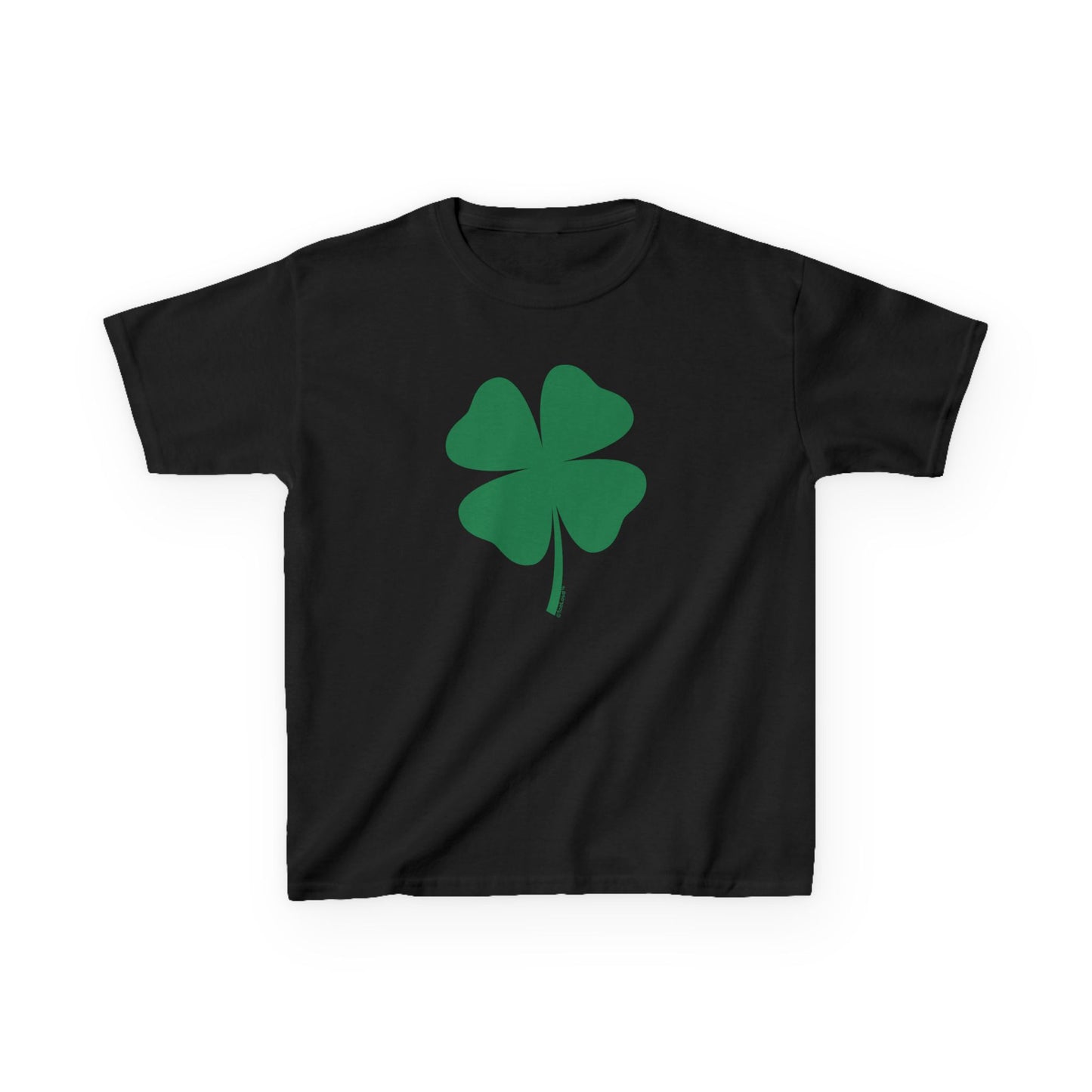 Lucky Four Leaf Clover St. Patrick's Day Children's T-Shirt by TOOLOUD
