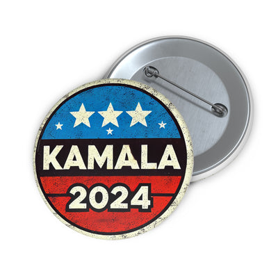 Kamala Harris 2024 Button - Pinback, Harris Supporter Pin-Button