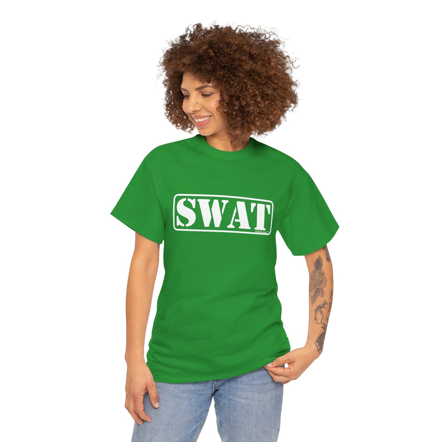 SWAT Team Logo – Text #2 Women’s Dark T-Shirt by TOOLOUD™