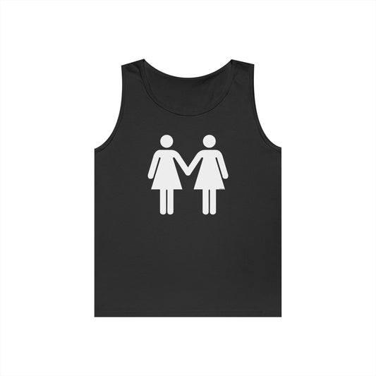Lesbian Women Holding Hands LGBT Loose Dark Tank Top by TOOLOUD