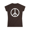 Peace Sign Symbol Juniors Crew T-Shirt by TOOLOUD