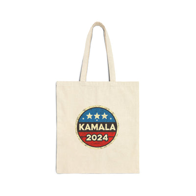 Kamala Harris 2024 Cotton Canvas Tote Bag