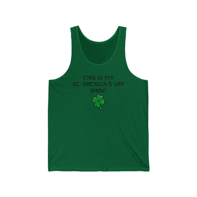 My St. Patrick's Day Shirt Adult Tank Top by TOOLOUD