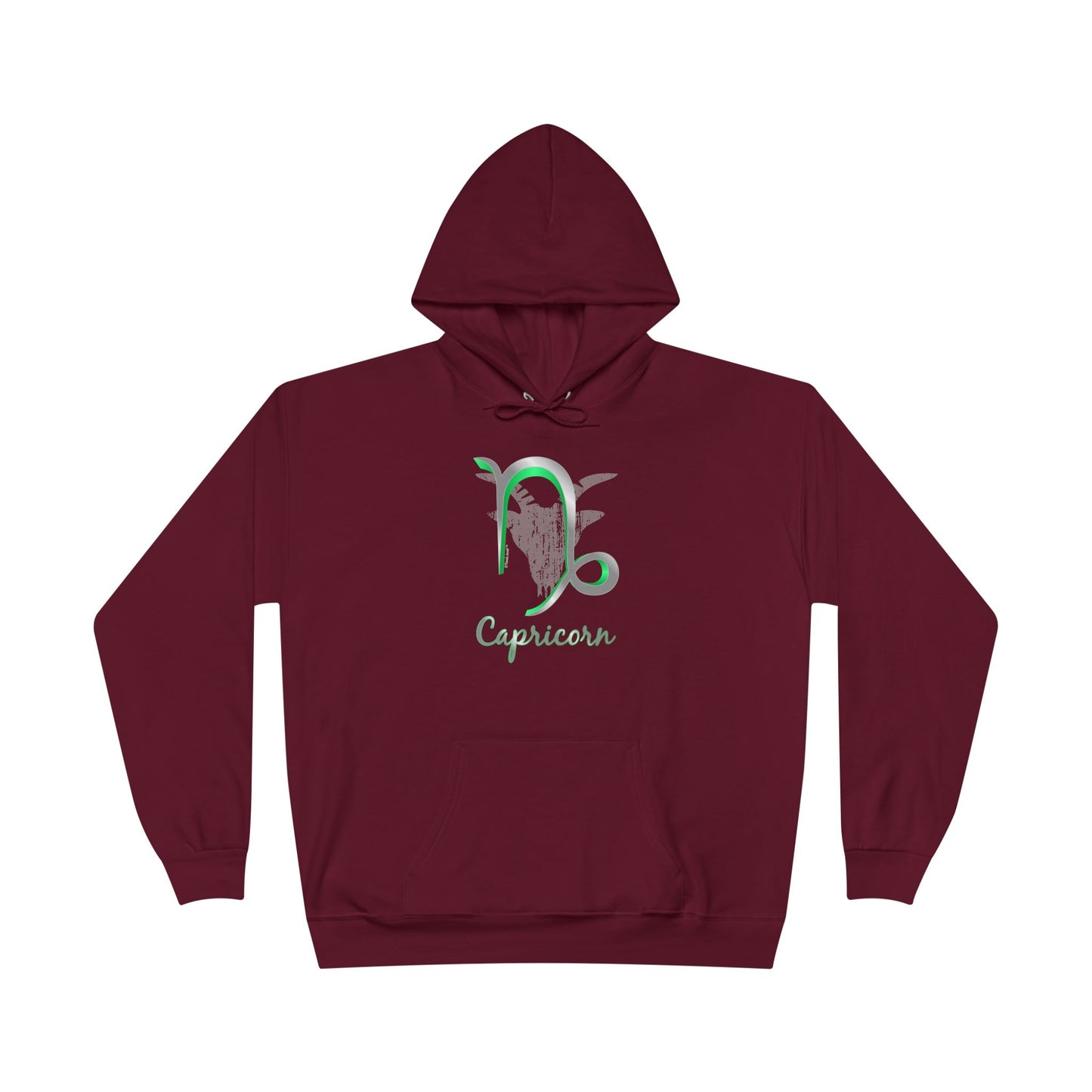 Capricorn Symbol Dark Pullover Hoodie Sweatshirt by TOOLOUD™