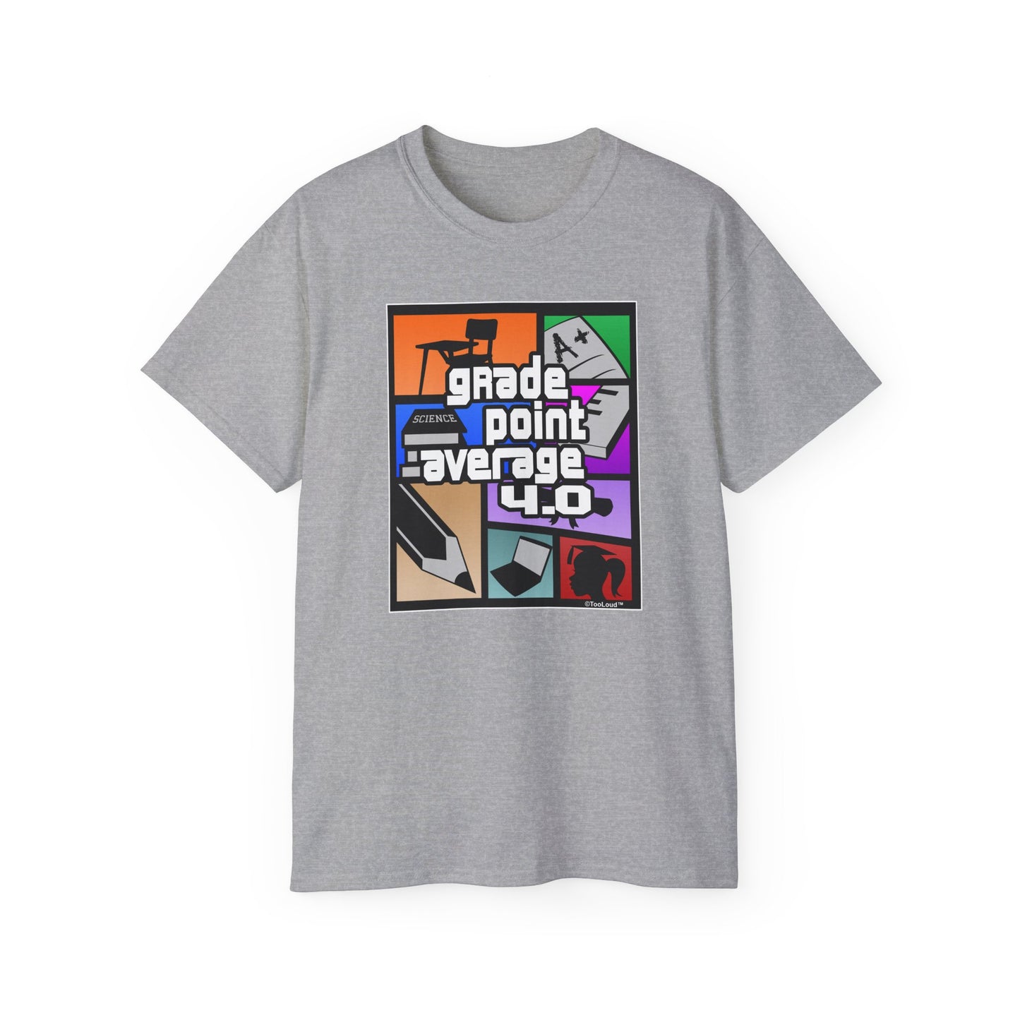 GPA 4 – Grade Point Average Unisex T-Shirt by TOOLOUD