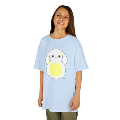 TooLoud Cute Bunny with Floppy Ears - Children’s Unisex T-Shirt Heavy Cotton