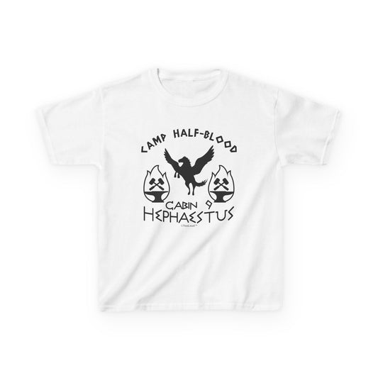 TOOLOUD Cabin 9 Hephaestus Camp Half-Blood Children's T-Shirt