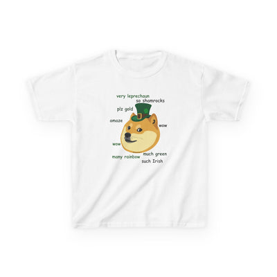 TooLoud St. Patrick's Day Leprechaun Doge Children's T-Shirt