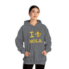 TooLoud I Love NOLA Fleur de Lis Unisex Hoodie Sweatshirt