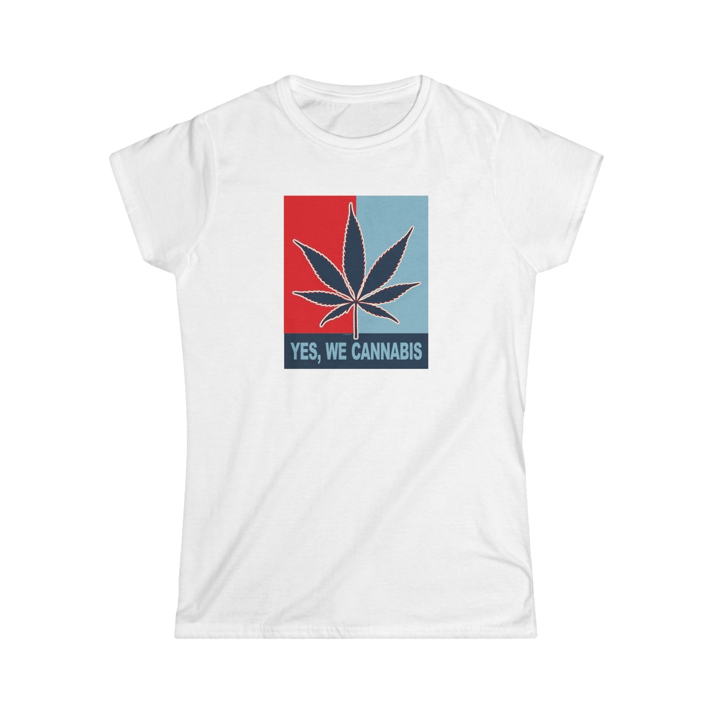 Yes We Cannabis – Marijuana Leaf Juniors Ladies T-Shirt by TOOLOUD