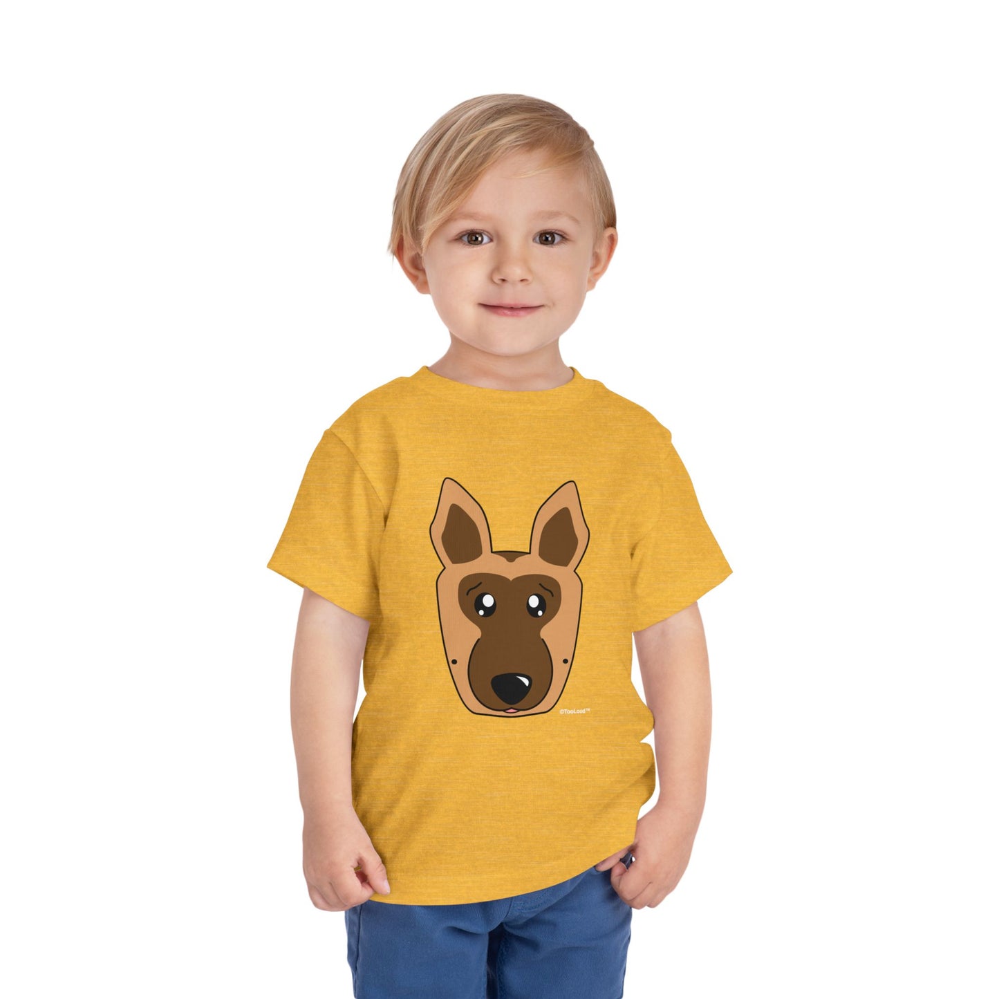 Cute German Shepherd Dog Toddler T-Shirt by TOOLOUD