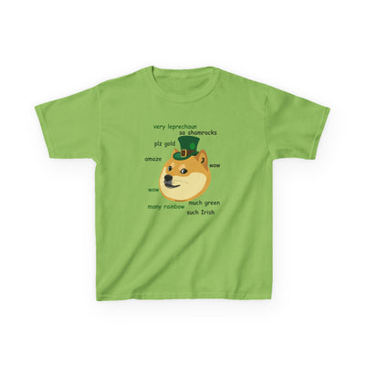 TooLoud St. Patrick's Day Leprechaun Doge Children's T-Shirt