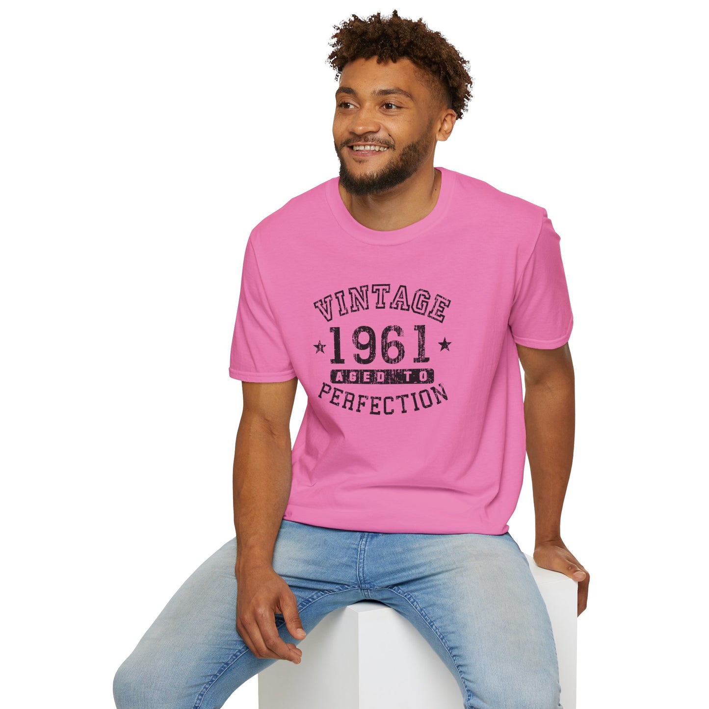 Customized Retro Birth Year Worn-In Unisex Tee for Adults – Exclusively by TooLoud
