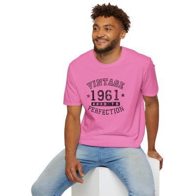 Customized Retro Birth Year Worn-In Unisex Tee for Adults – Exclusively by TooLoud