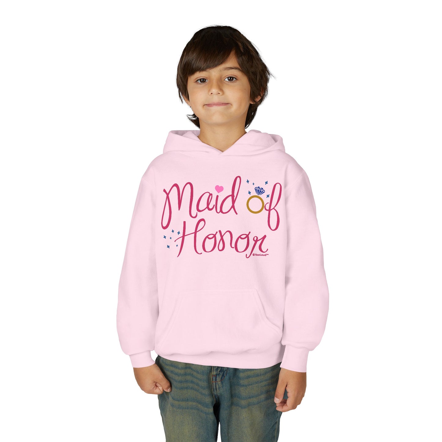 Maid of Honor – Diamond Ring Design – Color Youth Children’s Hoodie by TOOLOUD™