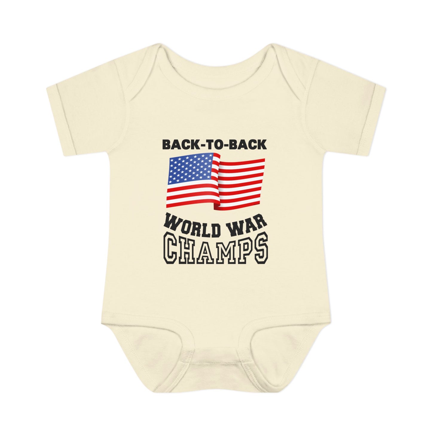 Back to Back World War Champs Infant Onesie by TOOLOUD