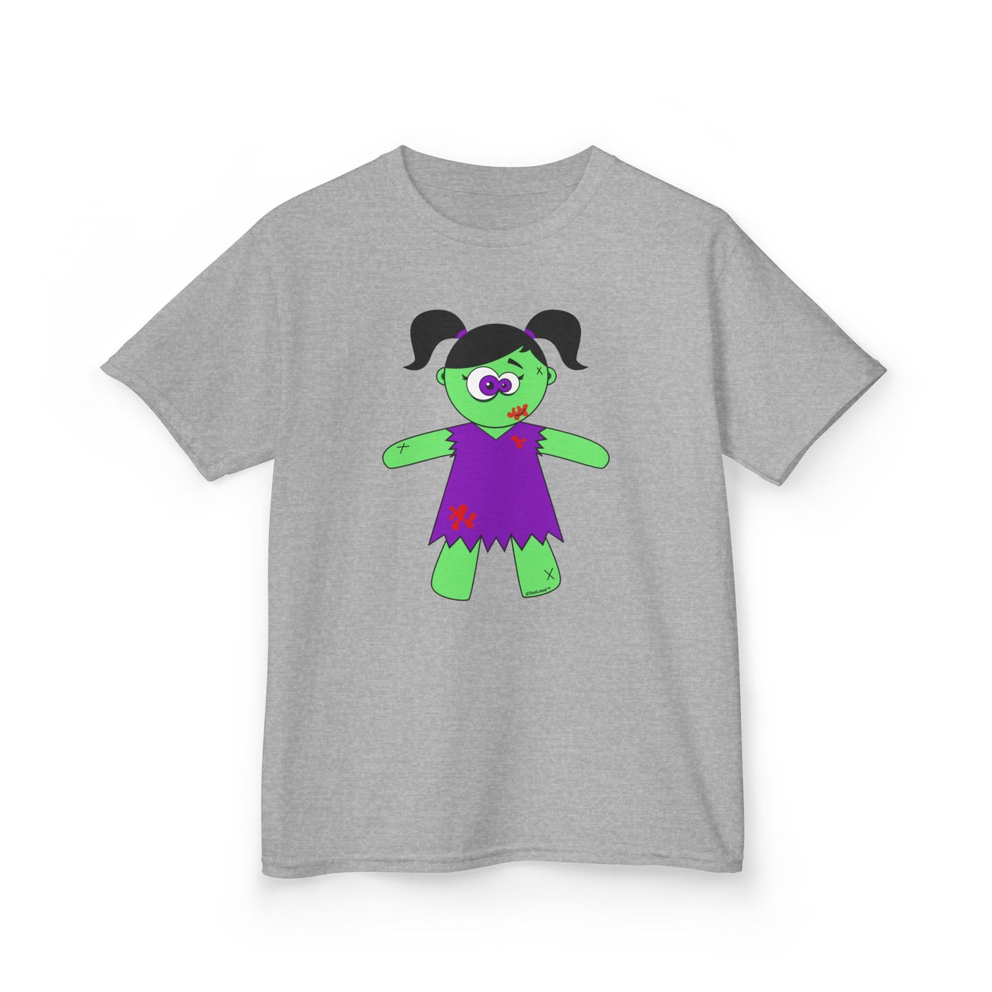 Zombie Girl Halloween Children’s T-Shirt by TOOLOUD