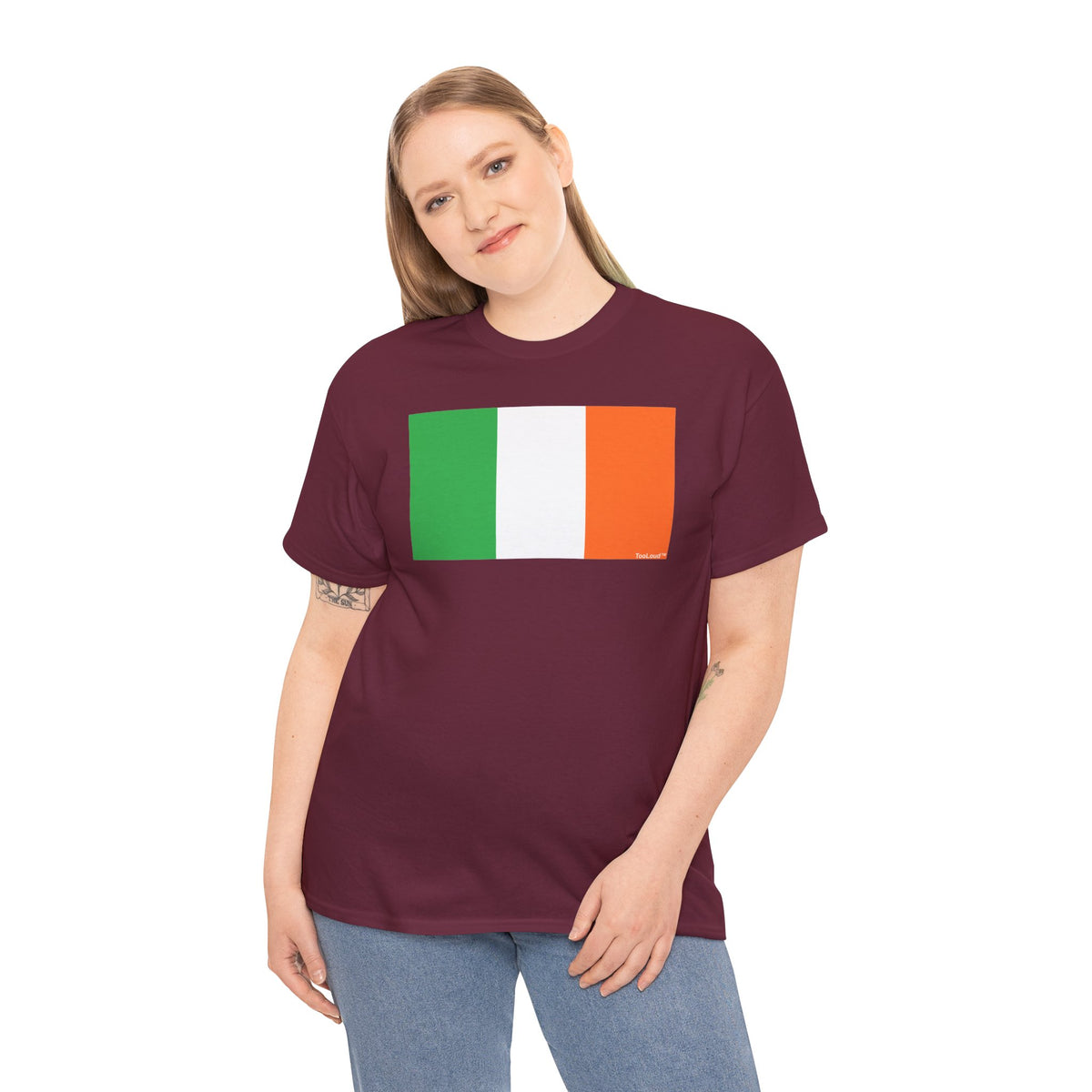 Irish Flag – Flag of Ireland Adult Dark T-Shirt by TOOLOUD
