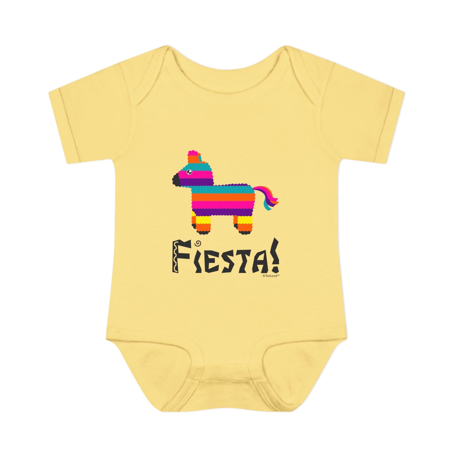 Colorful Piñata Design – Fiesta Baby Romper Bodysuit by TOOLOUD
