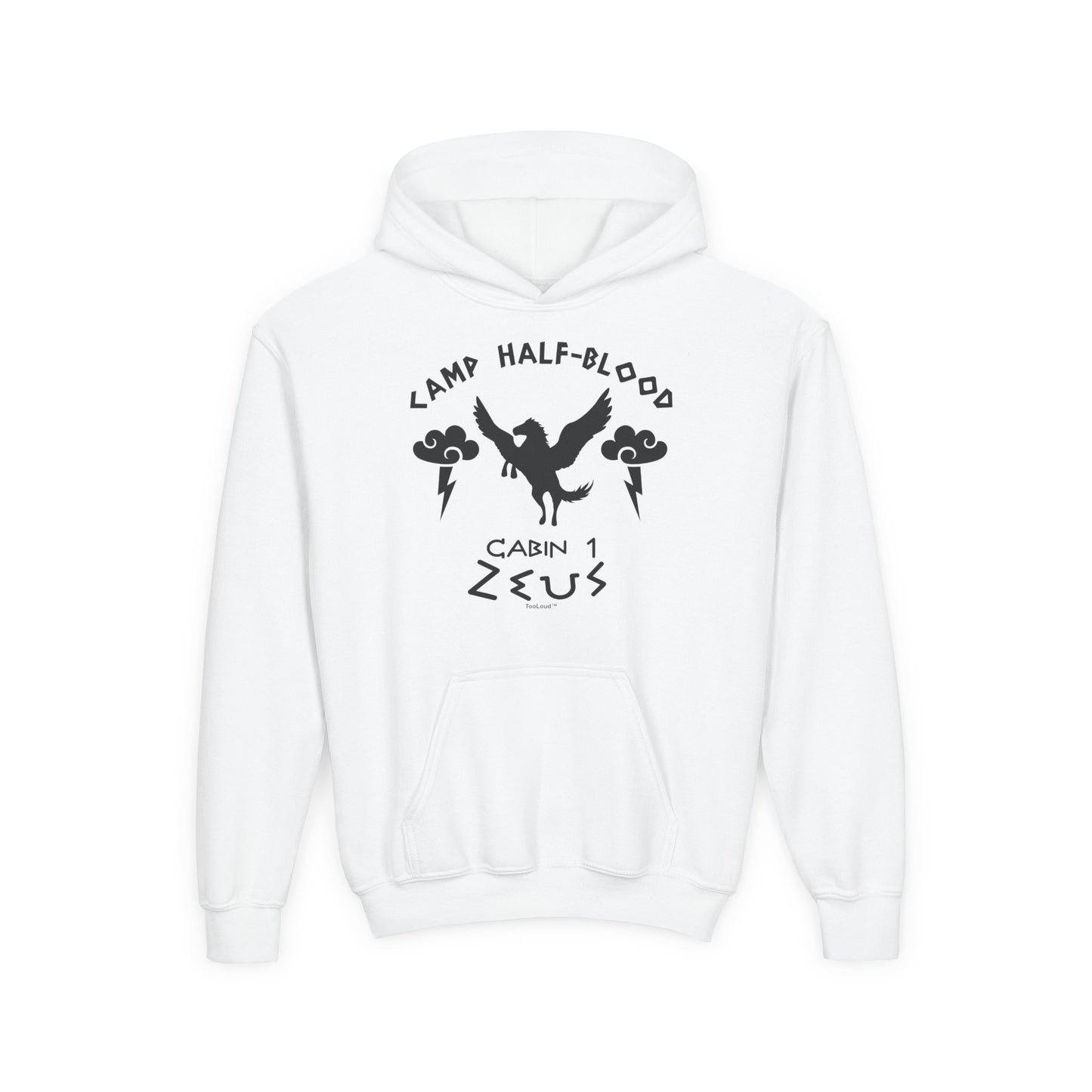 Camp Half Blood Cabin 1 Zeus Youth Children's Hoodie by TOOLOUD