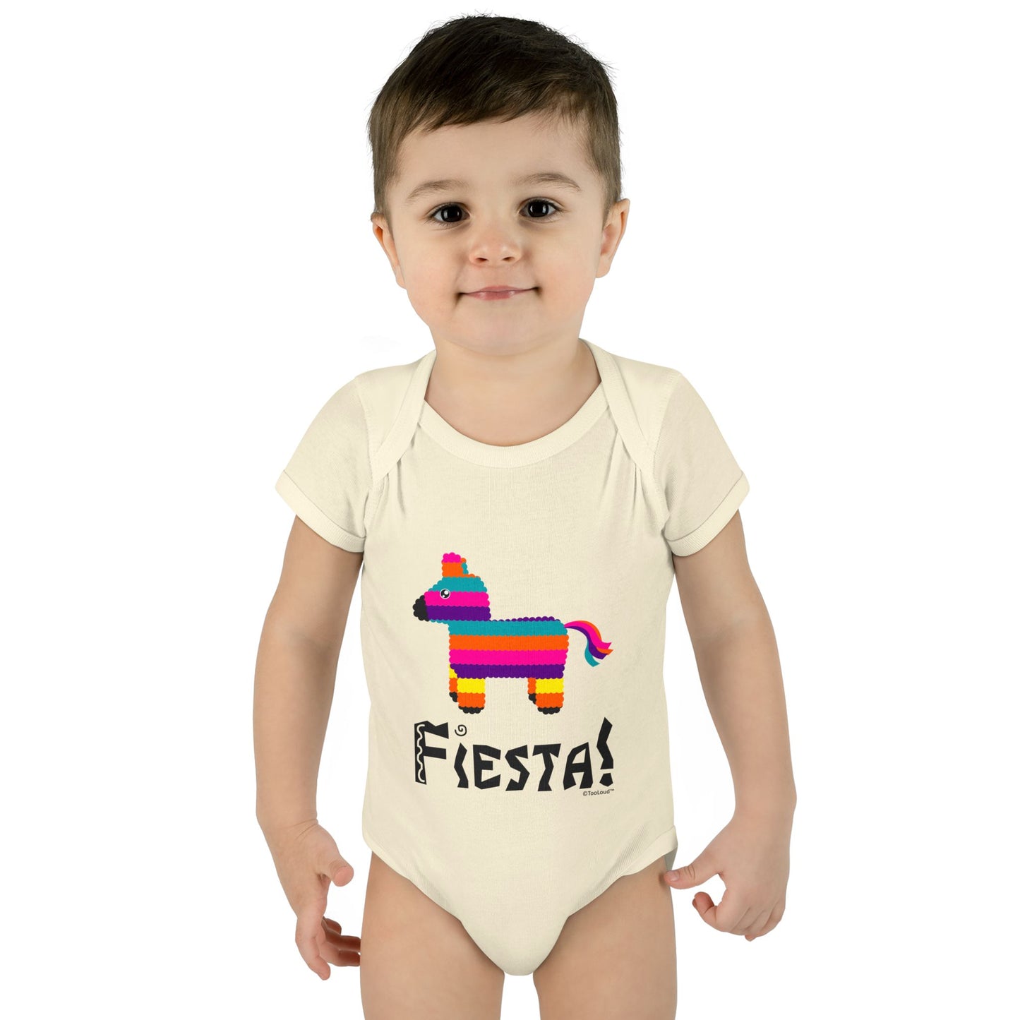 Colorful Piñata Design – Fiesta Baby Romper Bodysuit by TOOLOUD