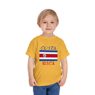 TOOLOUD Costa Rica Flag Toddler T-Shirt