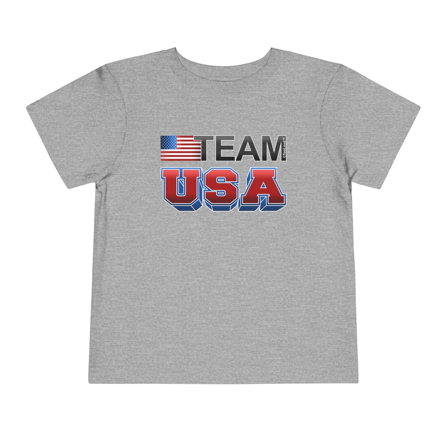 Sporty Team USA Toddler T-Shirt by TOOLOUD