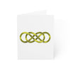 TOOLOUD Double Infinity Gold Symbol Fold Blank Greeting Cards Packs of (10, 30, and 50pcs)