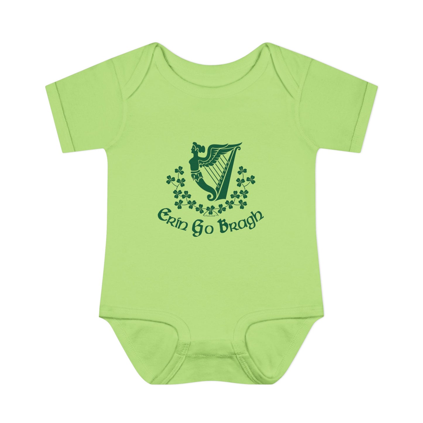 Erin Go Bragh Ireland Forever Baby Romper Bodysuit by TOOLOUD