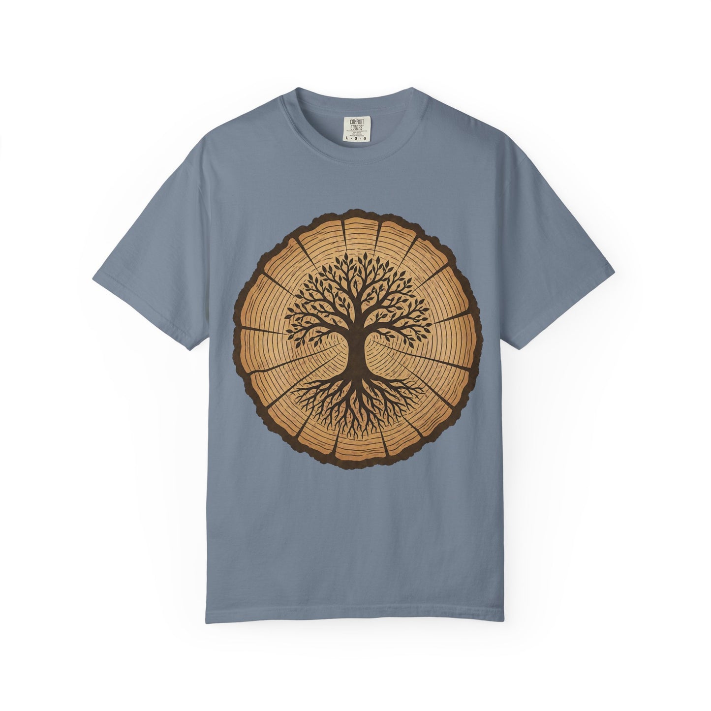 Tree Stump of Life – Unisex Garment-Dyed Adult T-Shirt