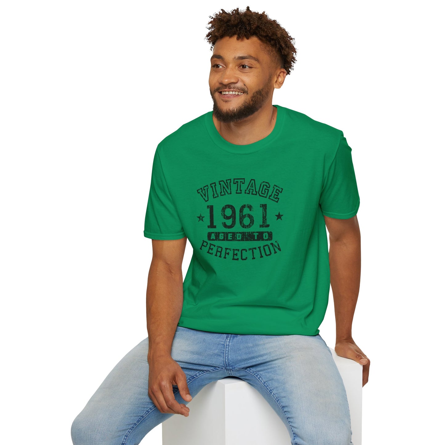 Customized Retro Birth Year Worn-In Unisex Tee for Adults – Exclusively by TooLoud