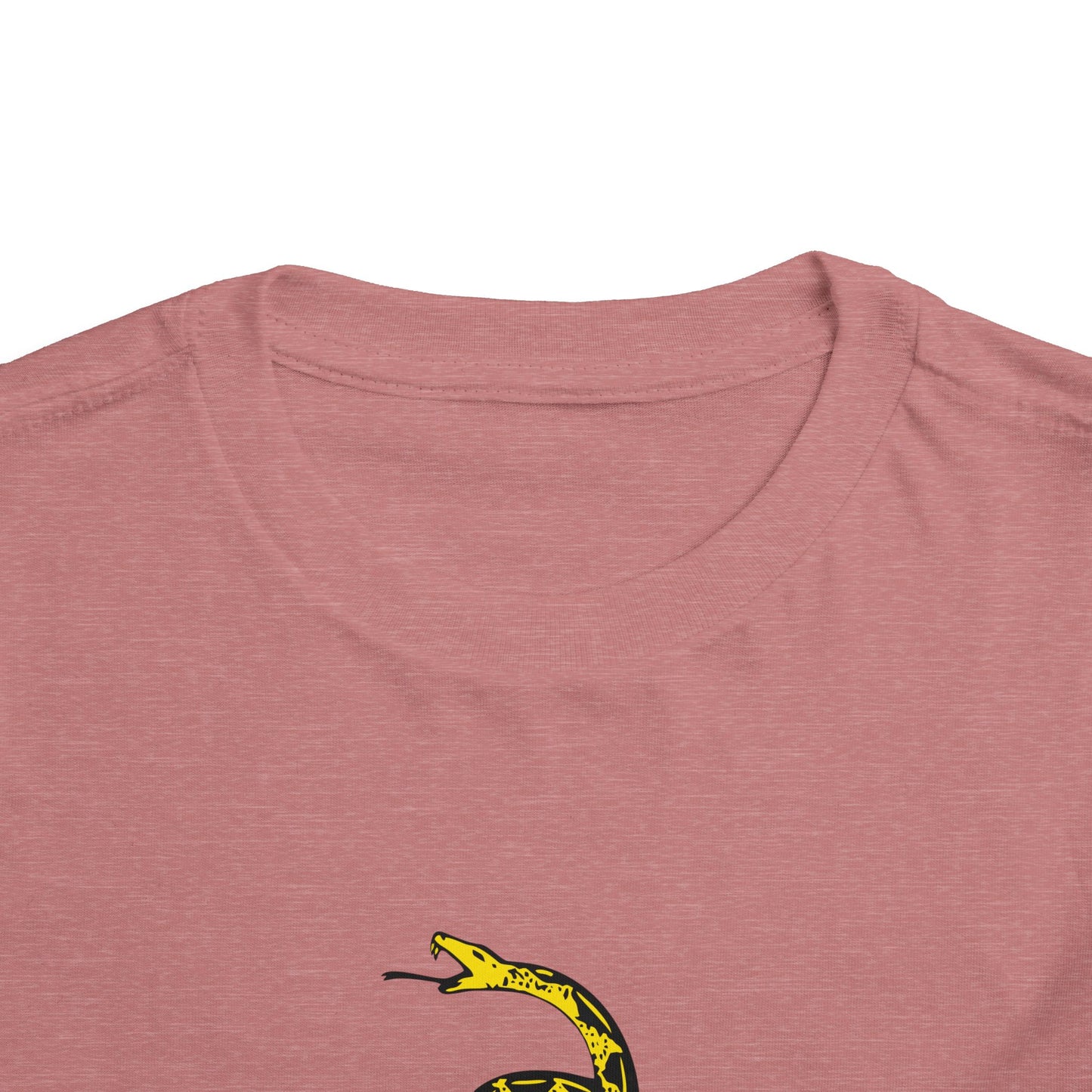 Don't Tread On Me Gadsden Flag Rattlesnake Toddler Short Sleeve T-Shirt