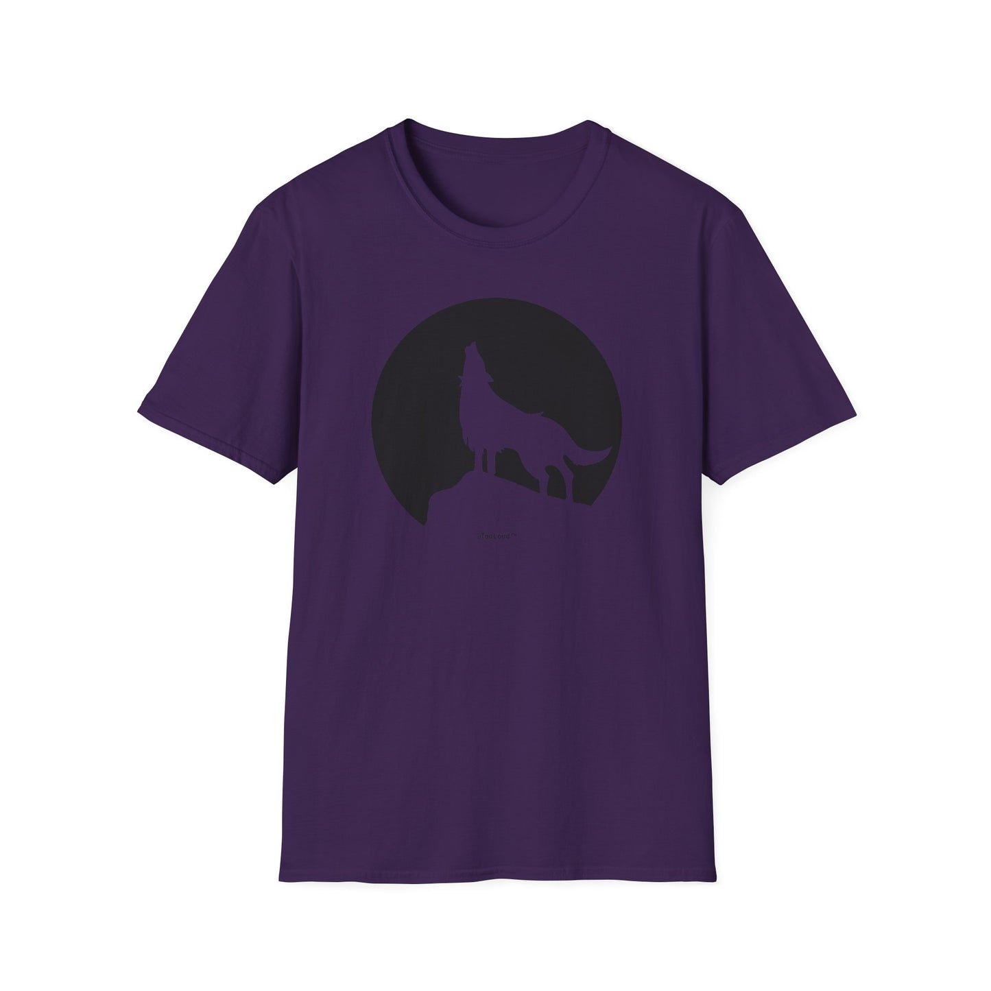 Wolf Howling at the Moon – Design #1 Women’s T-Shirt by TOOLOUD