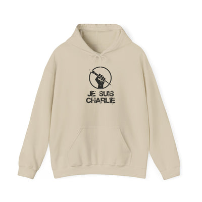 TOOLOUD Je Suis Charlie Hooded Unisex Sweatshirt