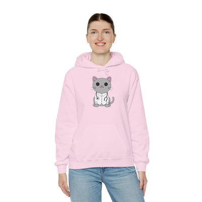 Dr. Cat MD - Cute Cat Design Unisex Hoodie Sweatshirt By TOOLOUD