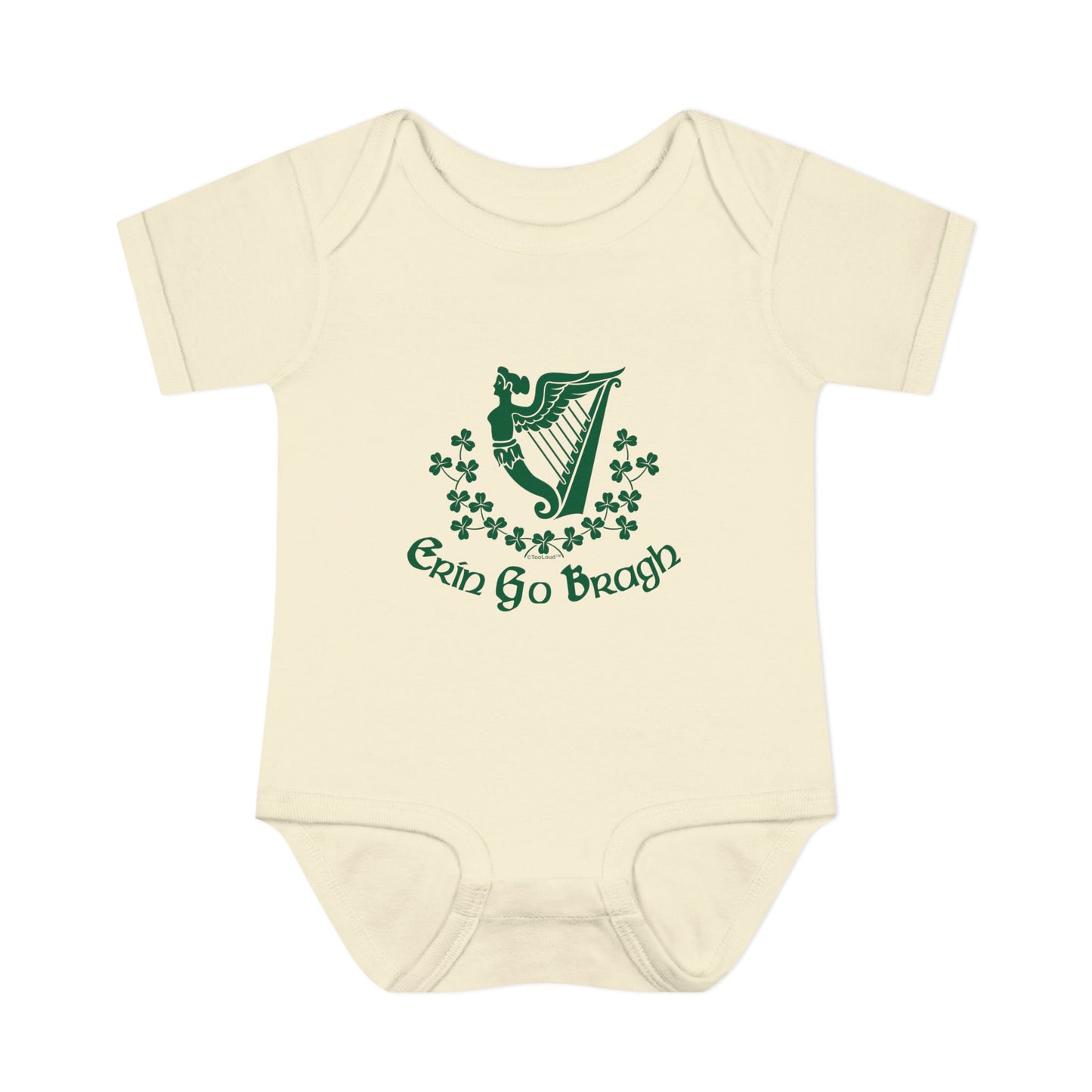 Erin Go Bragh Ireland Forever Baby Romper Bodysuit by TOOLOUD