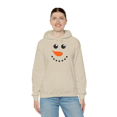 TOOLOUD Snowman Face Christmas Adult Unisex Hoodie Sweatshirt