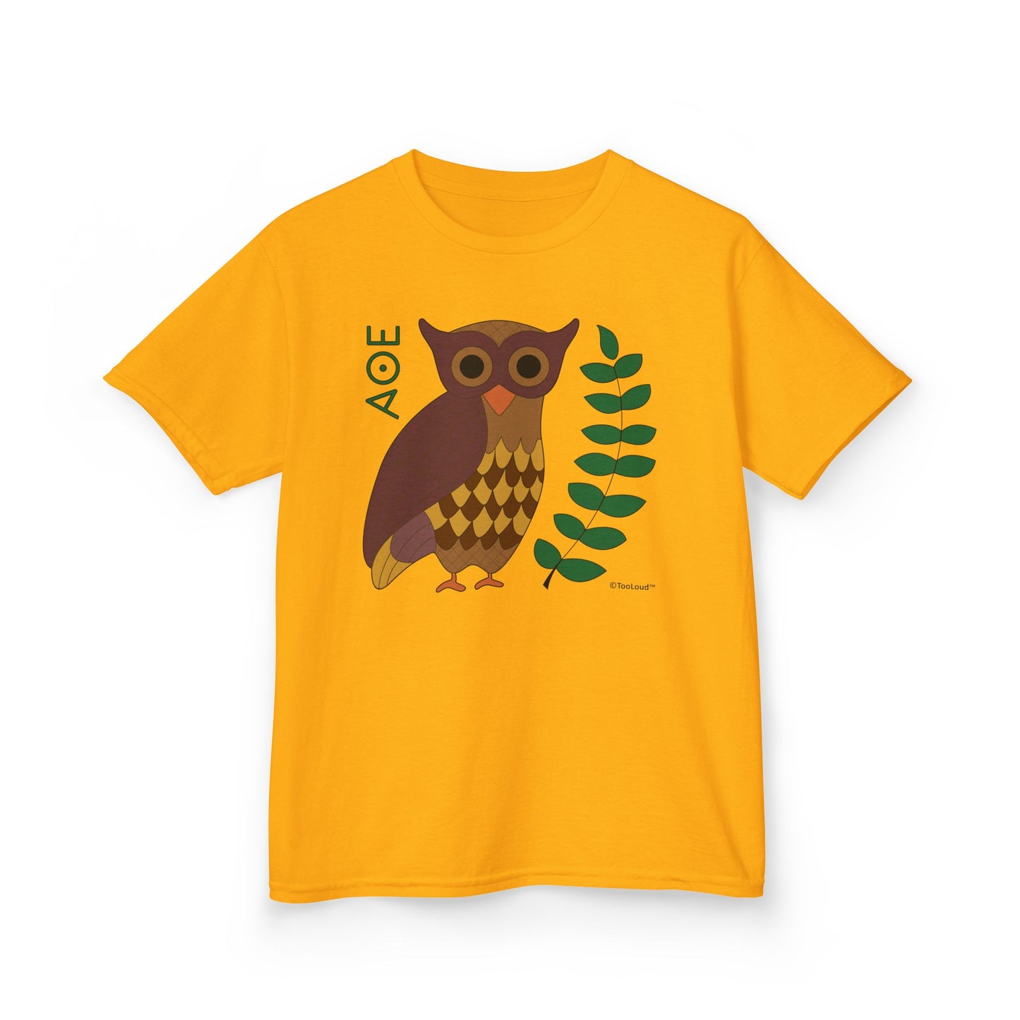 Owl of Athena Children’s T-Shirt by TOOLOUD