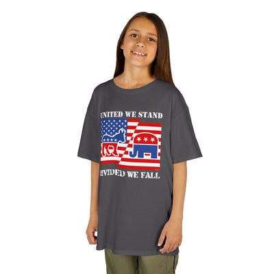 United We Stand Divided We Fall Children's T-Shirt by TOOLOUD