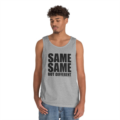 TOOLOUD Same Same But Different Unisex Heavy Loose Tank Top