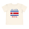 TOOLOUD Costa Rica Flag Toddler T-Shirt | Soft Tshirt