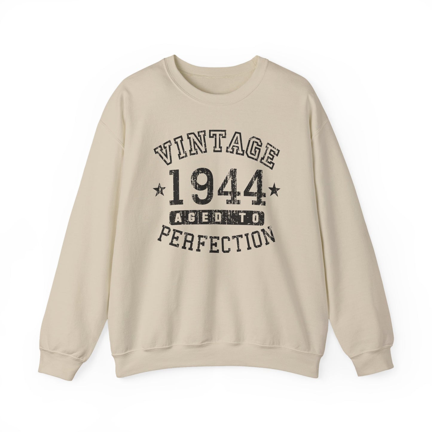 1944 - Vintage Birth Year Sweatshirt Adults Unisex by TOOLOUD