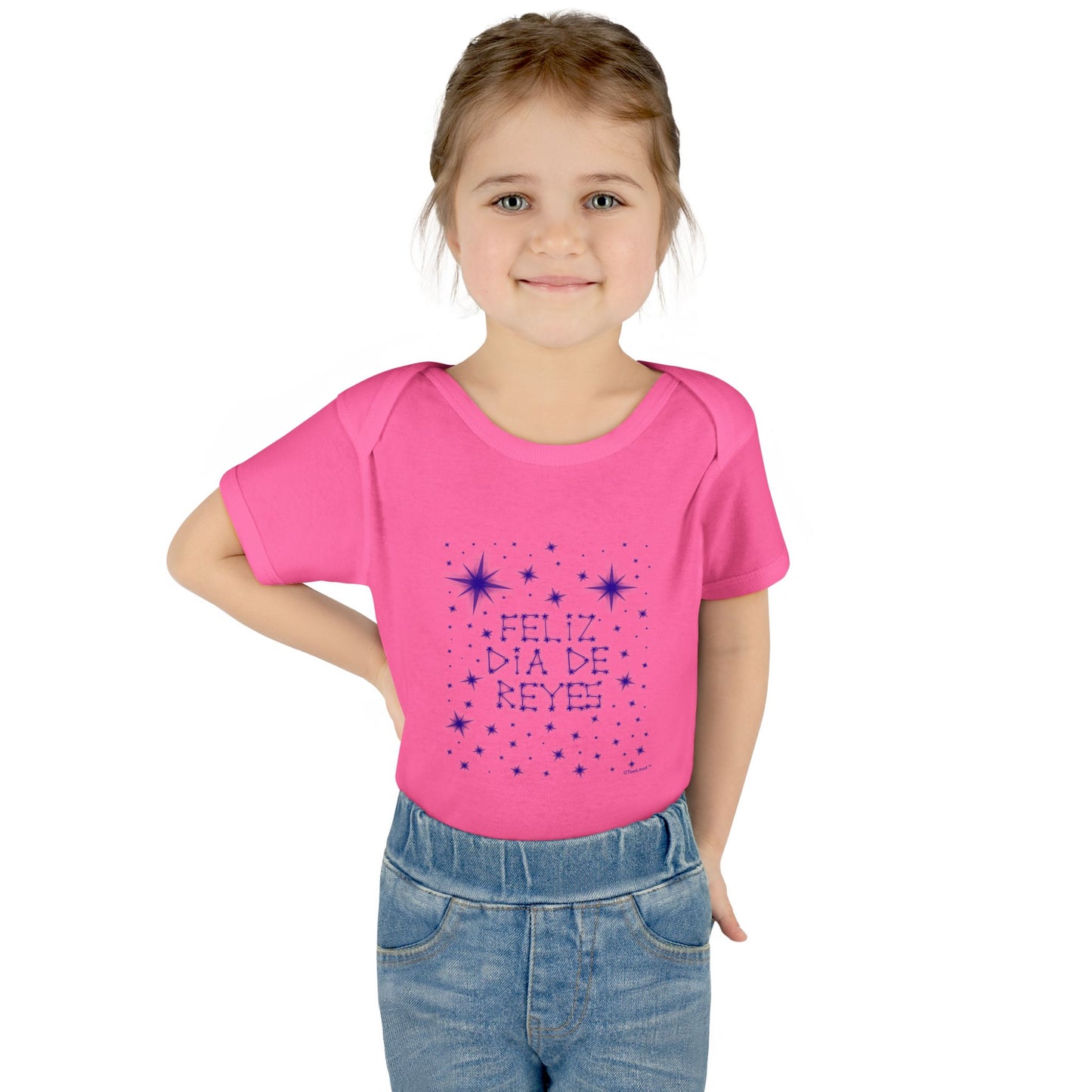 Feliz Dia de Reyes - Estrellas Brillantes Baby Romper Bodysuit by TOOLOUD