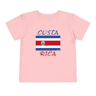 TOOLOUD Costa Rica Flag Toddler T-Shirt