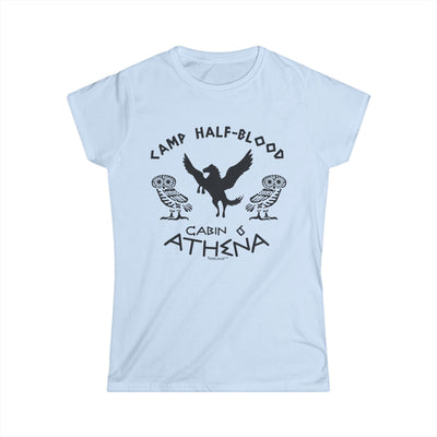 TOOLOUD Camp Half Blood Cabin 6 Athena Juniors T-Shirt – Greek Mythology Fan Apparel