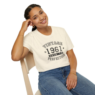 Customized Retro Birth Year Worn-In Unisex Tee for Adults – Exclusively by TooLoud