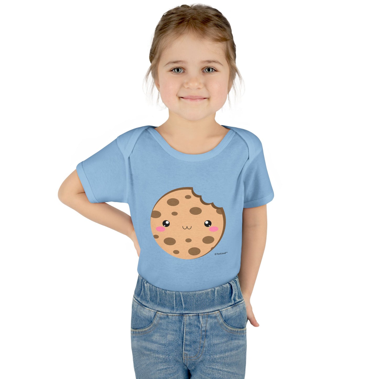 Cute Matching Milk and Cookie Design – Cookie Baby Romper Bodysuit by TOOLOUD