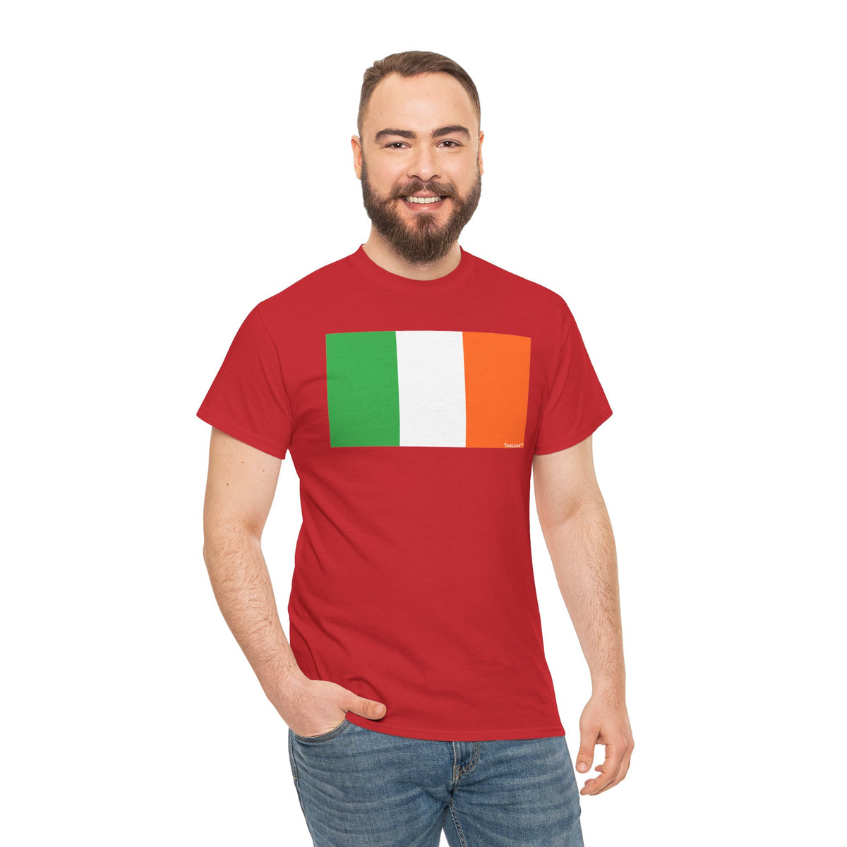 Irish Flag – Flag of Ireland Adult Dark T-Shirt by TOOLOUD