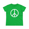 Peace Sign Symbol Women's Cotton T-Shirt by TOOLOUD